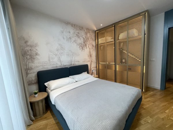 Tirane, jepet me qera apartament 1+1+Ballkon Kati 4, 75 m² 1.500 € (Lake view)