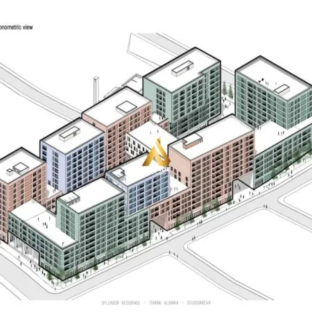 Tirane, shitet apartament 2+1+Ballkon Kati 9, 103 m² 155.000 € (rruga e kokonozeve)