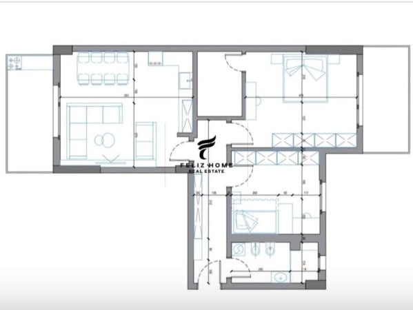 Tirane, shitet apartament 2+1 Kati 2, 113 m² 265.000 € (KODRA E DIELLIT)