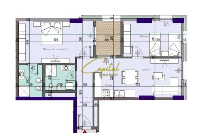 Tirane, shitet apartament 2+1 Kati 4, 115 m² 139.000 € (TIRANA ENTRY 3)