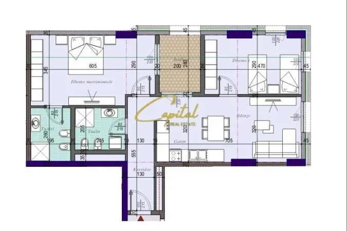 Tirane, shitet apartament 2+1 Kati 4, 115 m² 139.000 € (TIRANA ENTRY 3)