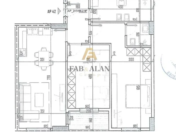 Tirane, shitet apartament 2+1 Kati 4, 113 m² 127.200 € (Paskuqan)