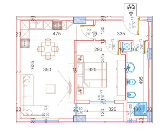 Tirane, shitet apartament 1+1 Kati 2, 67 m² 60.600 € (Kamez)