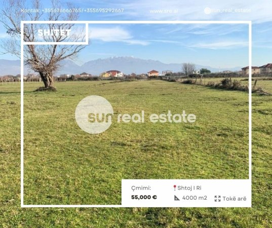Shkoder, shitet toke , 4.000 m² 55.000 € 