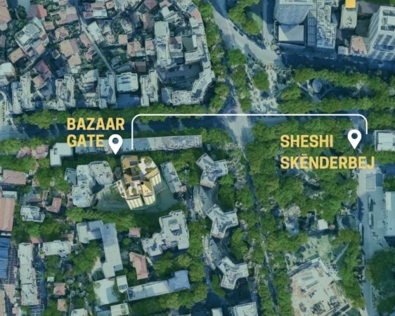 Opsioni më i Mirë (100% OKAZION - 2908€/m2🔥 +Pagesë me KËSTE: 1+1, 76m2 (📍SHESHI SKENDERBEJ - 9 KATESHET, Pazari ri - Bazaar Gate) Në zemër të Tiranës || 225.000€