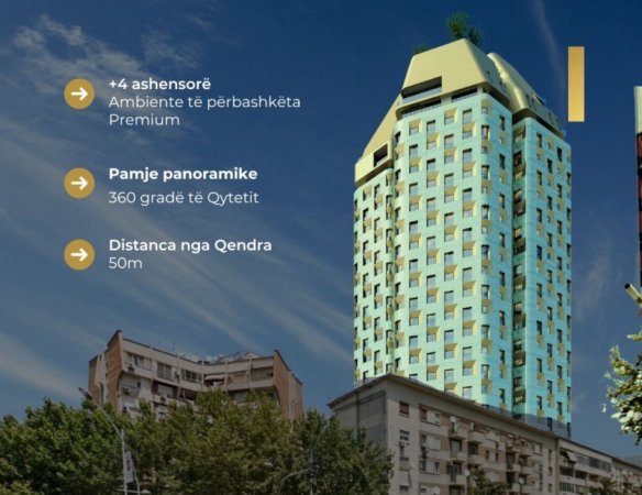 Opsioni më i Mirë (100% OKAZION - 2908€/m2🔥 +Pagesë me KËSTE: 1+1, 76m2 (📍SHESHI SKENDERBEJ - 9 KATESHET, Pazari ri - Bazaar Gate) Në zemër të Tiranës || 225.000€