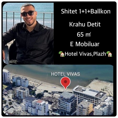 Durres, shes apartament 1+1+Ballkon Kati 5, (HOTEL VIVAS)