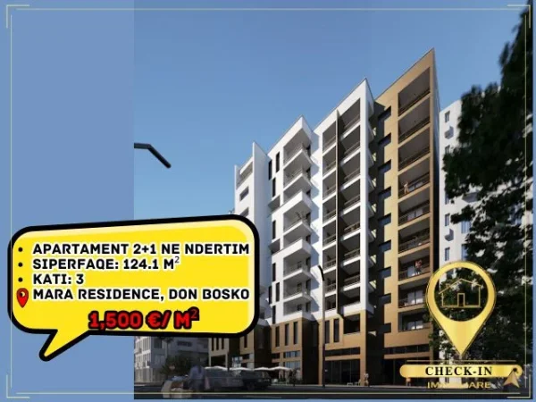 Tirane, shitet apartament 2+1+Aneks+Ballkon , 124 m² 186.000 € (Don Bosko)