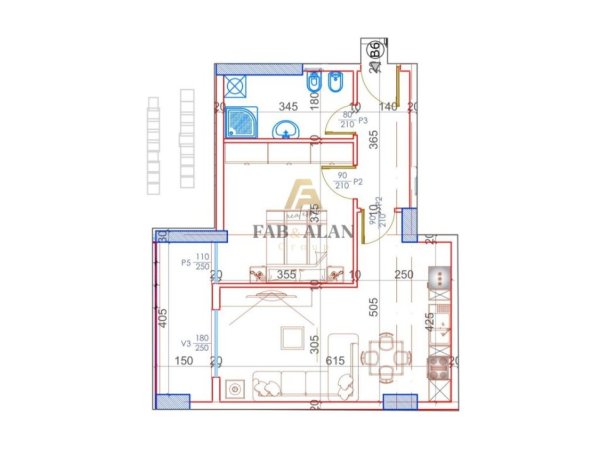 Tirane, shitet apartament 1+1 Kati 1, 71 m² 63.500 € (Kamez)