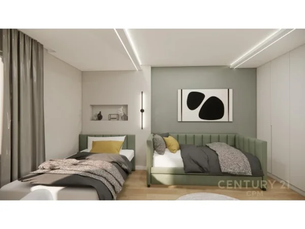 Tirane, jepet me qera apartament 2+1 Kati 5, 120 m² 1.200 € (Komuna e Parisit)