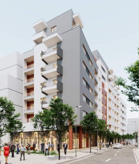 Tirane, shitet apartament 1+1 Kati 5, 71 m² 120.700 Euro (Pazari i ri)