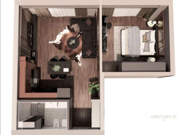 Tirane, jepet me qera apartament Kati 3, 73 m² 700 Euro ("Tirana Garden Building" Tirana, Albania)