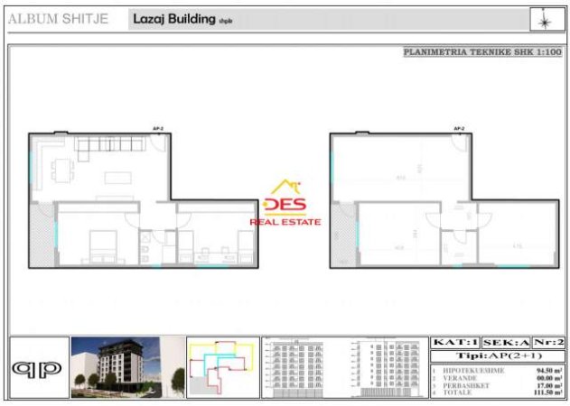 Vlore, shitet apartament 70 m² 1.200 Euro/m2 (Transballkanike)