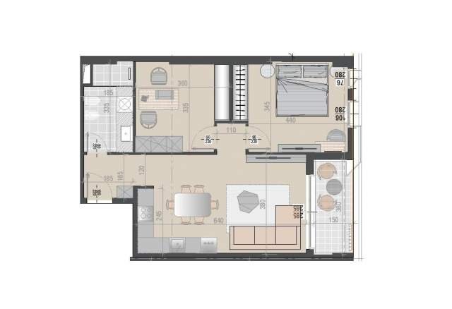 Tirane, shitet apartament 1+1+BLK 93 m² 129.514 Euro (Astir)