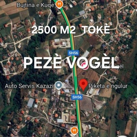 OKAZION TIRANE SHITET  2500 M2 TOKE PRANE MOBILERISE ( PEZE VOGEL )