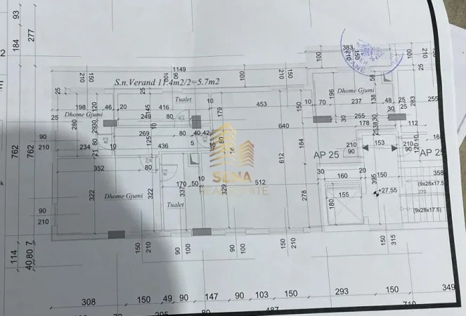 Tirane, shitet apartament 3+1+Ballkon Kati 8, 116 m² 261.000 € (Rruga Dibres)