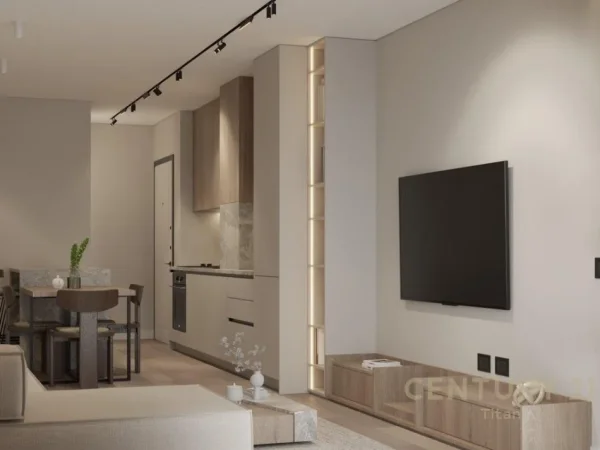 Tirane, jepet me qera apartament 2+1 Kati 9, 104 m² 1.400 € (Golden Tower Residence)