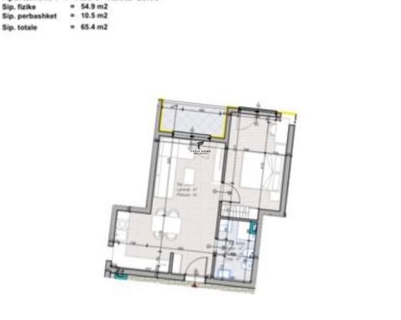 Tirane, shitet apartament 1+1 Kati 4, 65 m² 75.000 € (PASKUQAN)