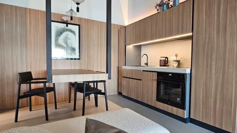 Durres, jepet me qera apartament 1+1 Kati 21, 1.200 € (Vollga)