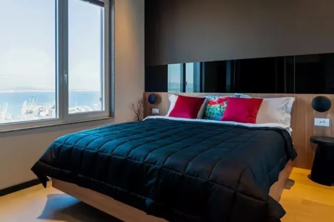 Durres, jepet me qera apartament 1+1 Kati 21, 1.200 € (Vollga)