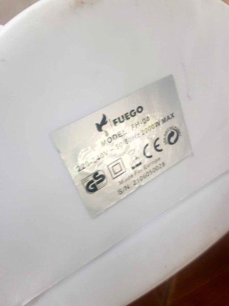 Lushnje, shes Ngrohësin elektrik me ventilator. 10 mij lek te vjetra