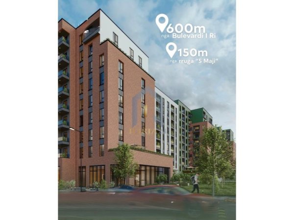 Tirane, shes apartament 1+1+Ballkon Kati 4, 70 m² 88.100 € (Babrru Tirana View Residence)