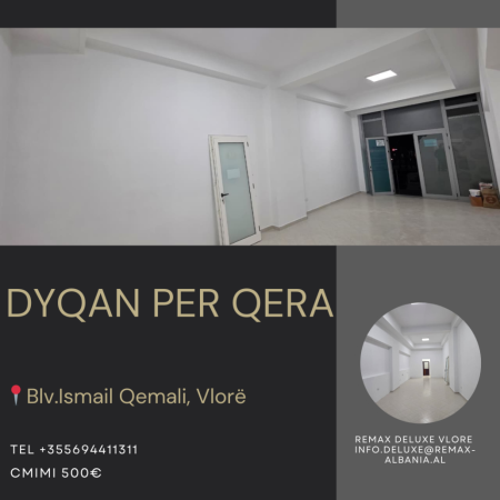 Vlore, jepet me qera ambjent biznesi Kati 0, 45 m² 500 € (Blv.Ismail Qemali)