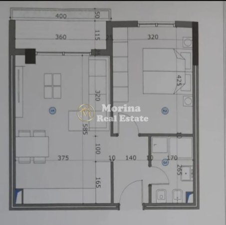 Tirane, jap me qera apartament 1+1 Kati 2, 70 m² 600 € (Komuna e Parisit)
