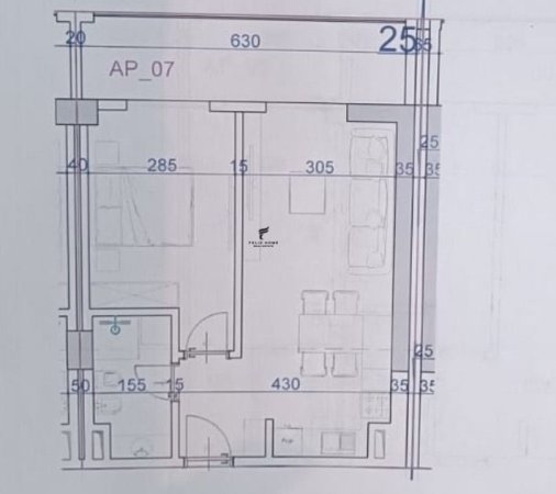 Golem, shitet apartament 1+1 Kati 4, 71 m² 93.000 € (GOLEM)