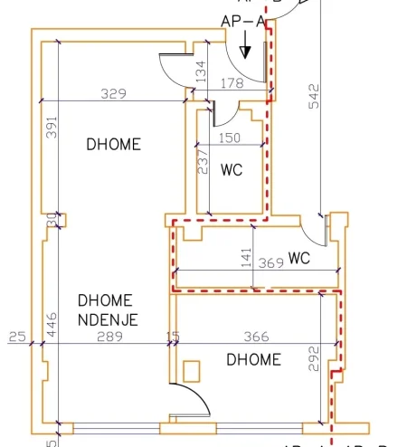 Tirane, shitet apartament 1+1+Ballkon Kati 4, 52 m² 140.000 € 