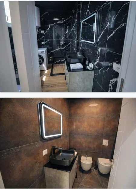 Tirane, jepet me qera apartament 2+1+Ballkon Kati 8, 106 m² 1.500 € (Ish Ekspozite)