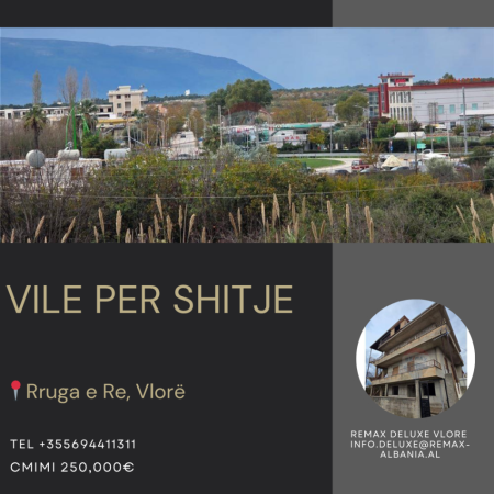 Vlore, shitet Vile 3 Katshe , 407 m² 250.000 € (Rruga e Re, Vlore)