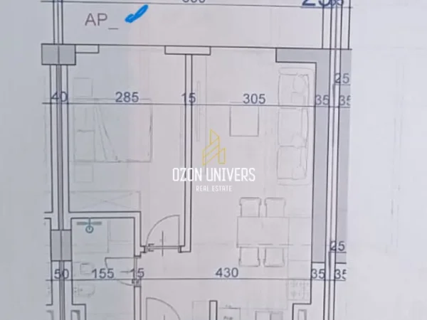 Golem, shitet apartament 1+1+Ballkon Kati 4, 72 m² 92.950 € (Kompleksi Viena 2)