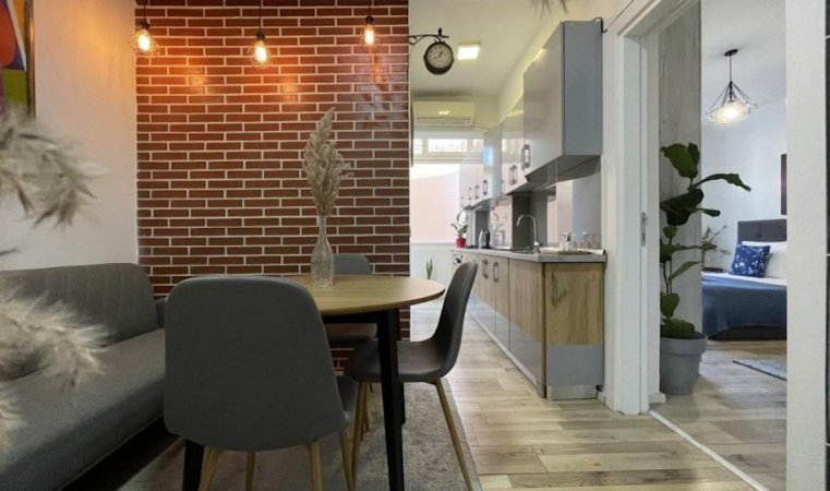 Tirane, jepet me qera apartament 1+1 Kati 3, 55 m² 600 € (Myslym Shyri)