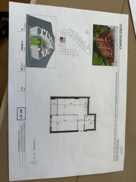 Tirane, shitet apartament 1+1 Kati 3, 64 m² 75.000 € 