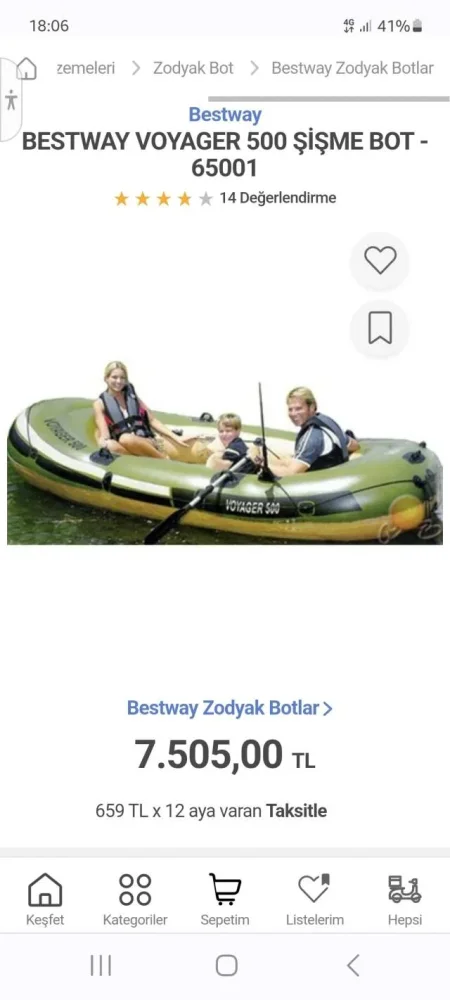 Orikum, shes gomone Bestway voyager 500 Viti 2021, 10.000 Leke