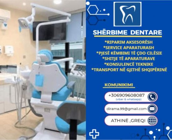 Tirane, - Servis , riparime aksesorësh dentare