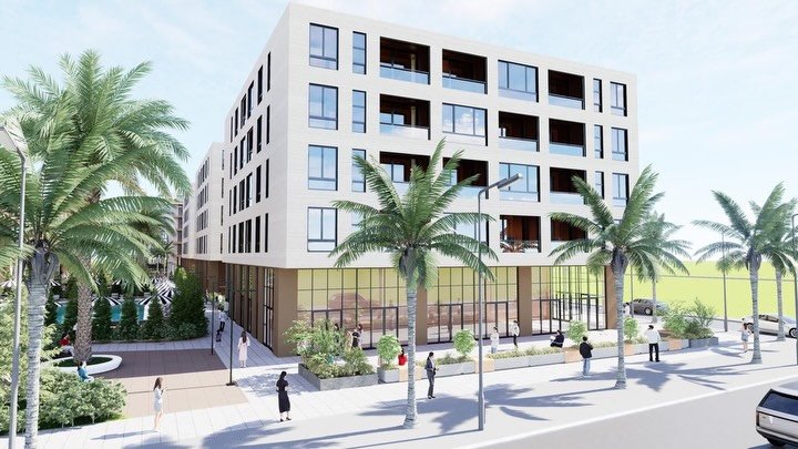 Qerret, shitet apartament 1+1 , 68 m² 72.000 € (palm paradise residence)