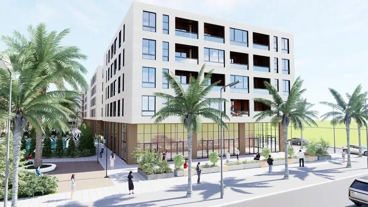 Qerret, shitet apartament 1+1 , 68 m² 72.000 € (palm paradise residence)