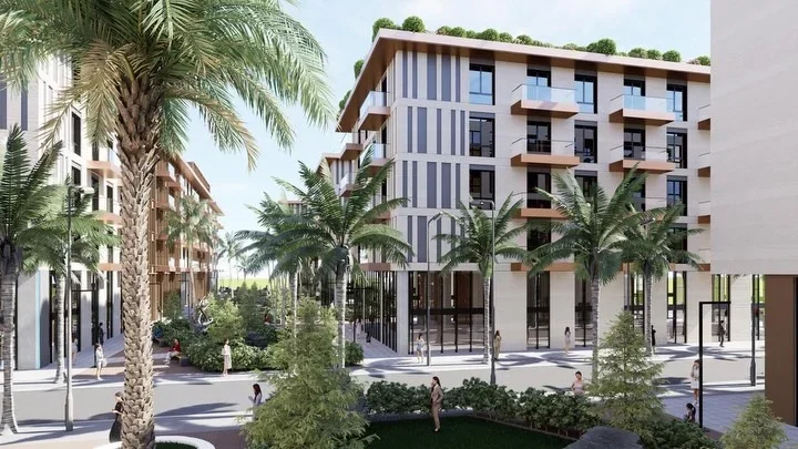 Qerret, shitet apartament 1+1 , 68 m² 72.000 € (palm paradise residence)