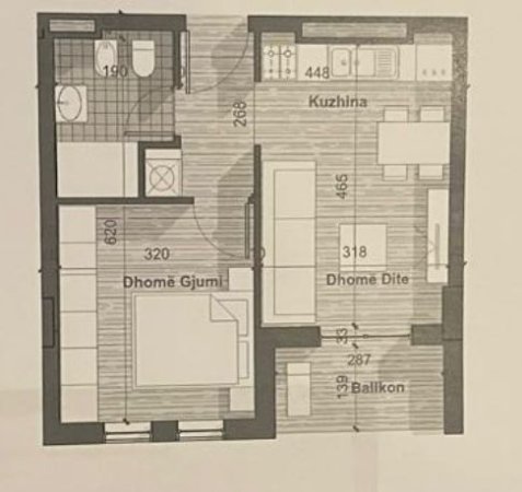Tirane, shitet apartament 1+1 Kati 3, 53 m² 67.000 € (Rruga "Gryka e Kacanikut")