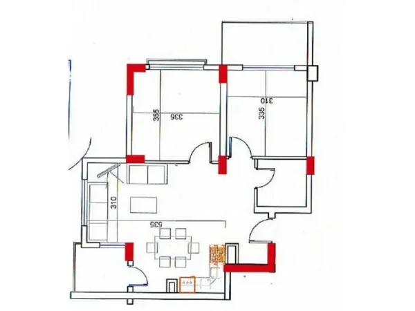 Durres, shitet apartament 2+1 Kati 3, 82 m² 145.000 € (JIRI LALZIT)
