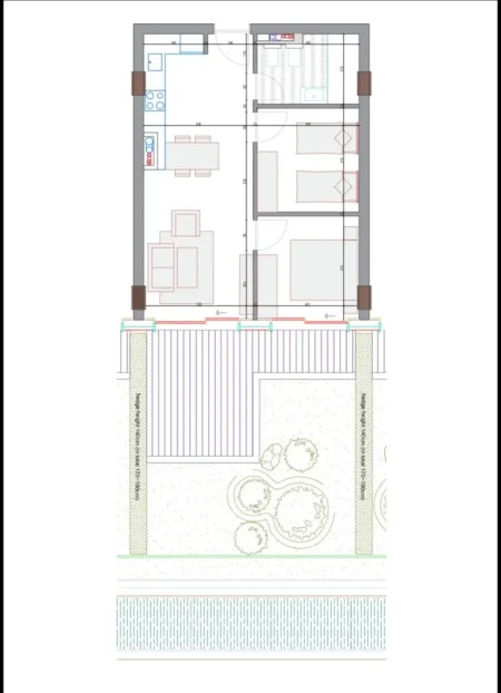 Vlore, shitet apartament 2+1+Ballkon Kati 2, 94 m² 370.000 € (GREEN COAST 2)