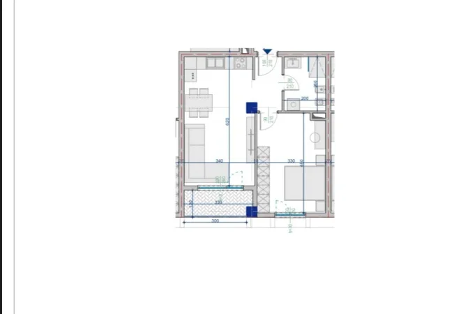Tirane, shitet apartament 1+1 Kati 2, 55 m² 60.680 € (PASKUQAN)