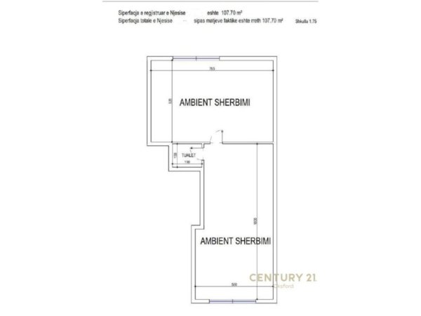 Tirane, shitet ambjent biznesi Kati 0, 108 m² 324.000 € 