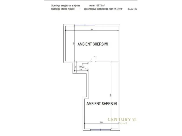 Tirane, shitet ambjent biznesi Kati 0, 108 m² 324.000 € 