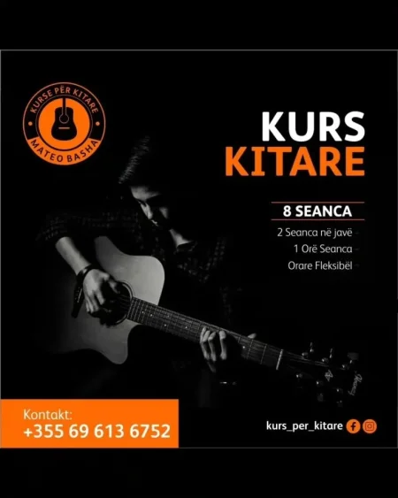 Shqiperi, ofroj KURSE MUZIKORE PER KITARE 80 €