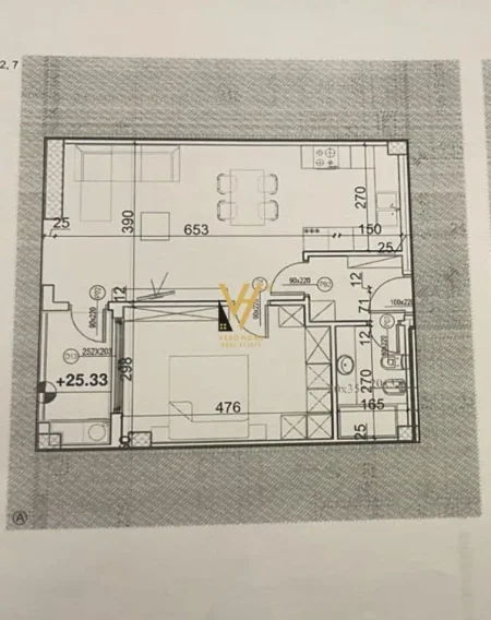 Tirane, shitet apartament 1+1+Ballkon Kati 7, 73 m² 110.000 € (FARMACIA 10)