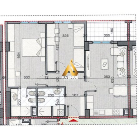 Tirane, shitet apartament 2+1+Ballkon Kati 8, 120 m² 145.000 € (sokrat miho)