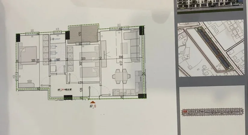 Shiten Apartamente 2+1 në Kamëz Në Rrugën Kryesore!,  75.216 €URO